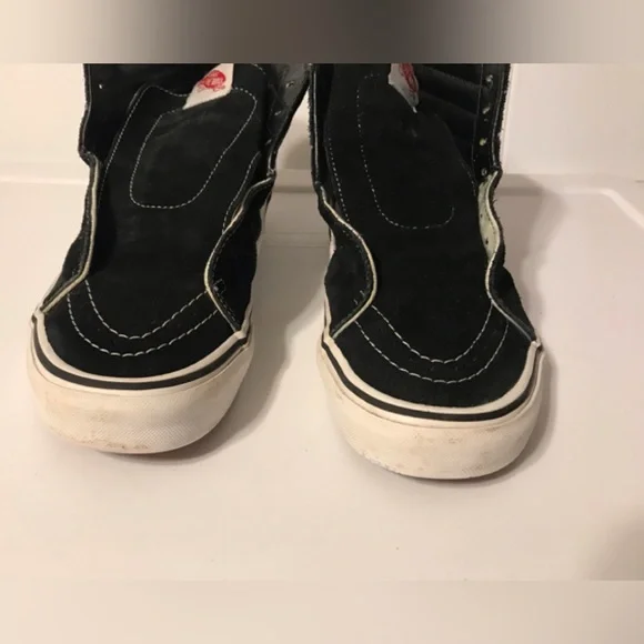 Vans skateboard shoe black/white unisex men 8 / women 9.5 - Picture 3 of 10